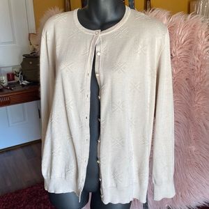 Cream lightweight sweater